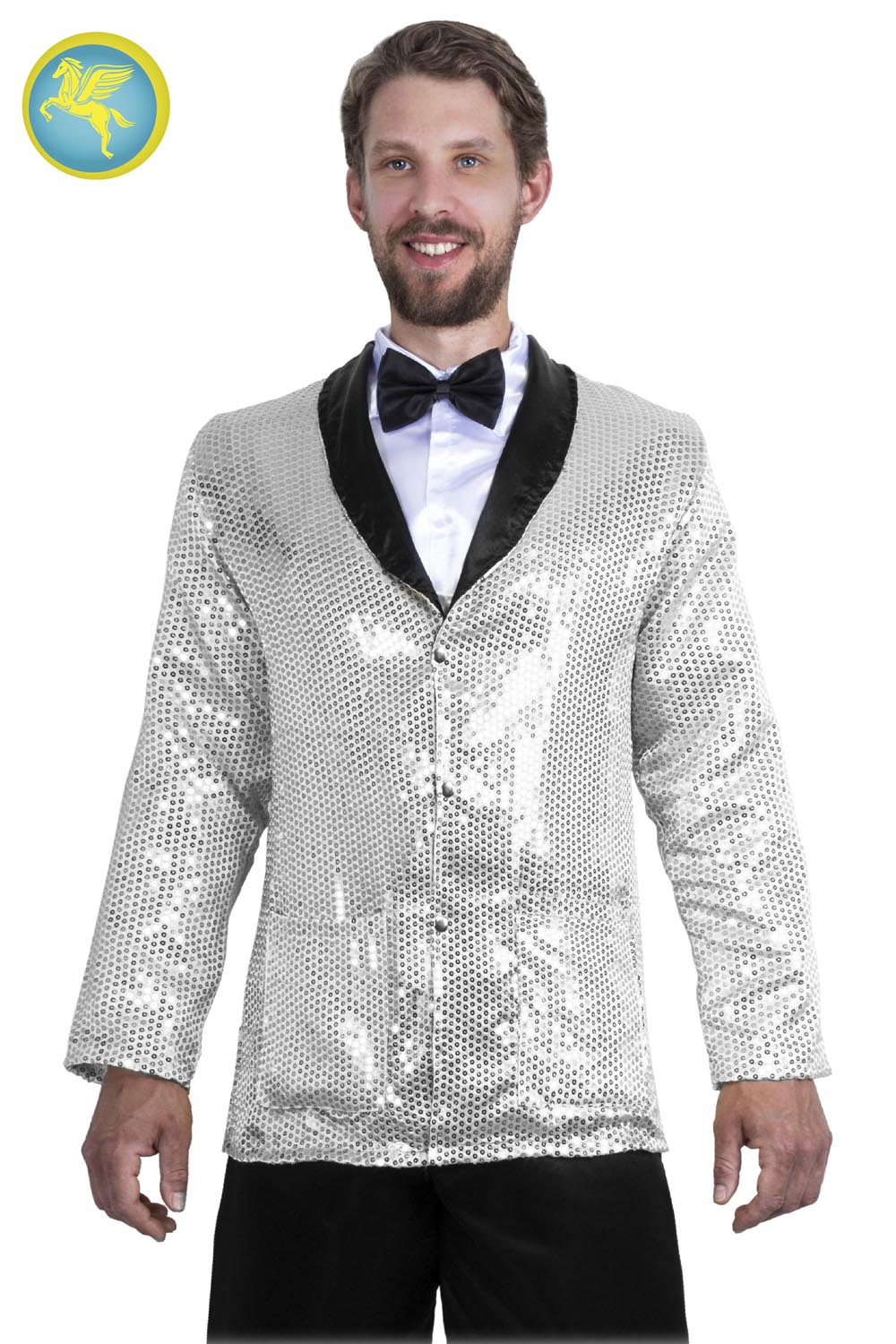 GIACCA  PAILLETTES ARGENTO